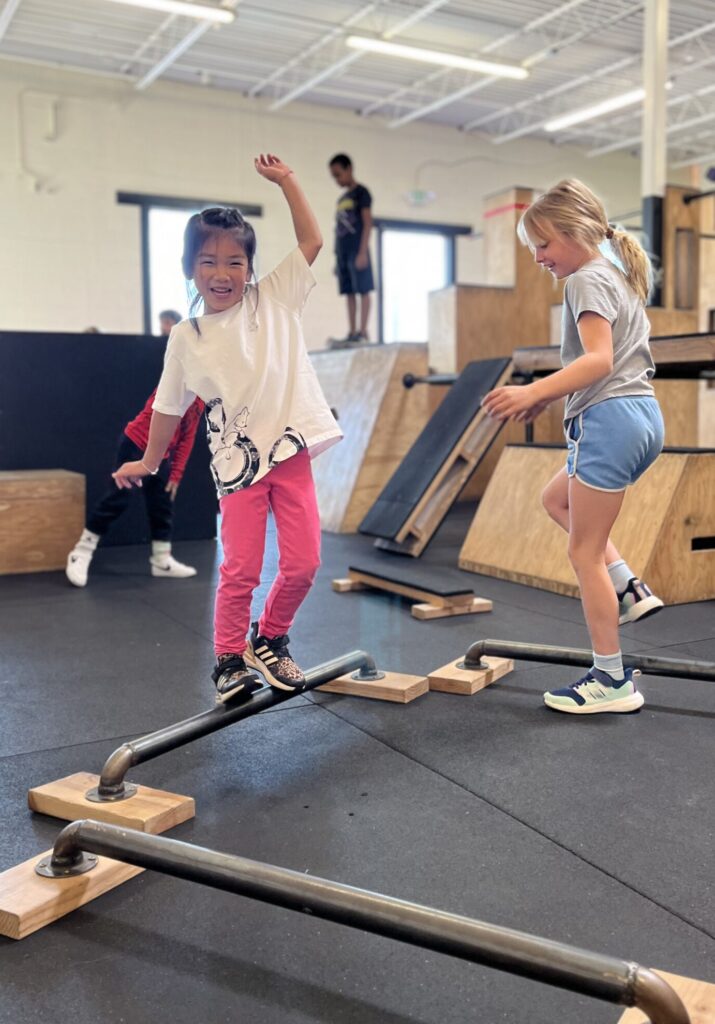 Boulder Parkour Classes, Balance Rails