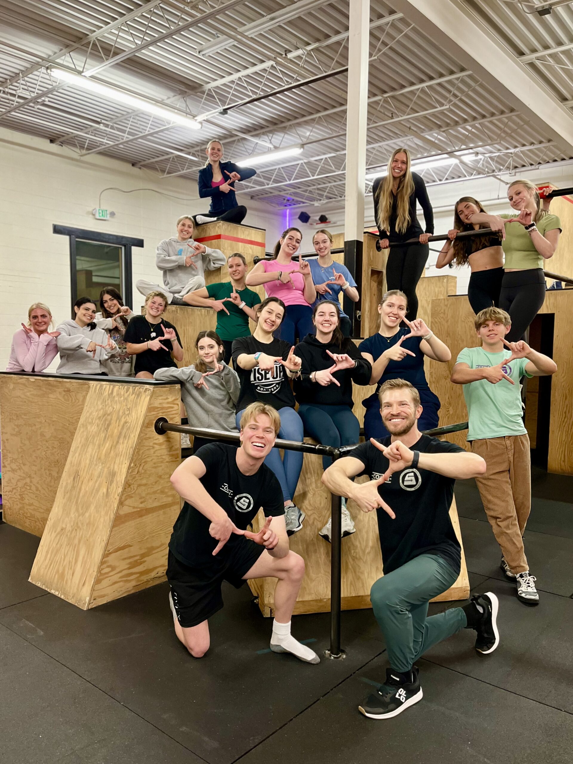 Group team event at Superhuman Academy