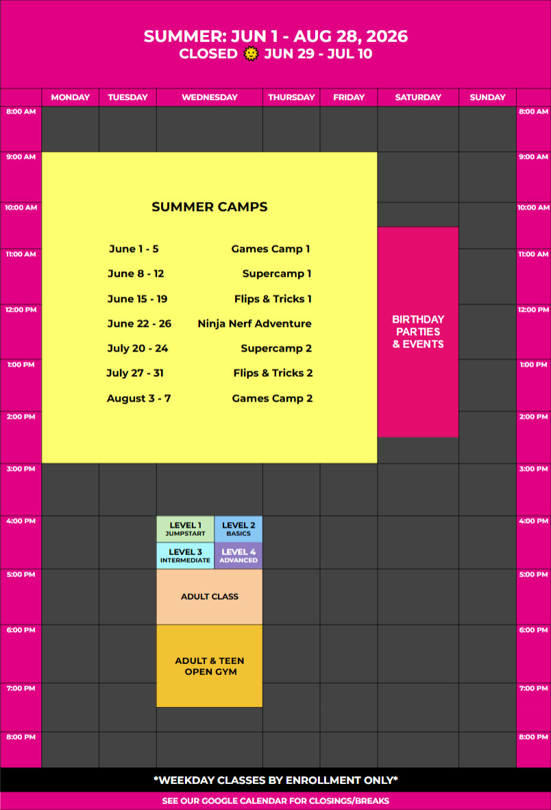 Adult Parkour Classes Schedule Boulder Colorado